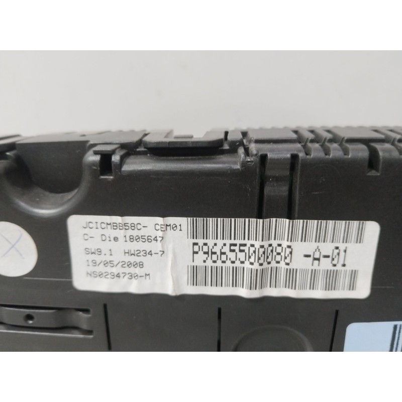 Recambio de cuadro instrumentos para citroën c4 picasso i monospace (ud_) 1.6 hdi referencia OEM IAM 9665500080  