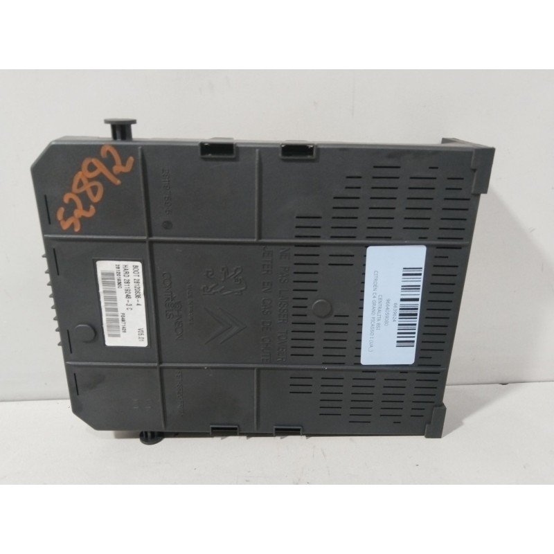 Recambio de centralita bsi para citroën c4 grand picasso i (ua_) 1.6 16v referencia OEM IAM 9664059080  