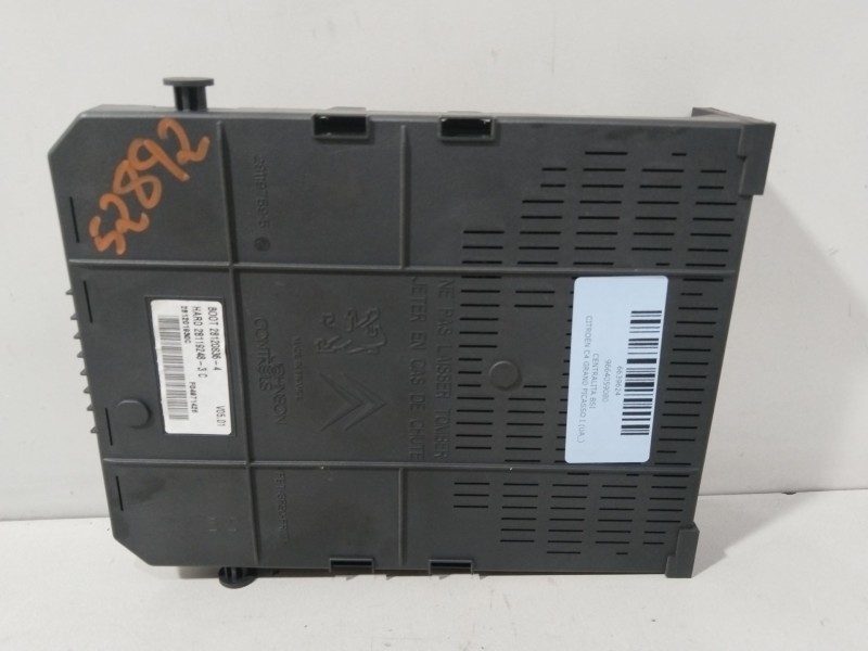 Recambio de centralita bsi para citroën c4 grand picasso i (ua_) 1.6 16v referencia OEM IAM 9664059080  