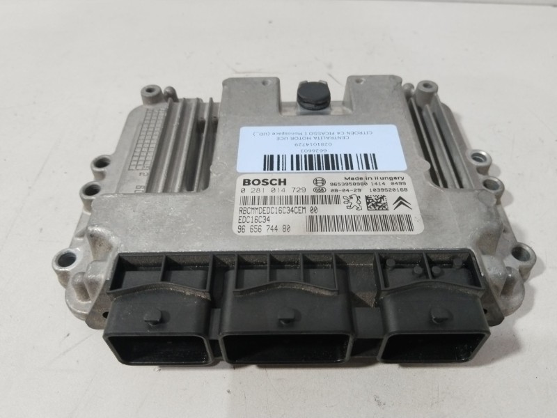 Recambio de centralita motor uce para citroën c4 picasso i monospace (ud_) 1.6 hdi referencia OEM IAM 0281014729  