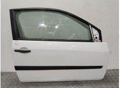 Recambio de puerta delantera derecha para ford fiesta (cb1) ambiente referencia OEM IAM 1806117 BLANCO 3 PUERTAS