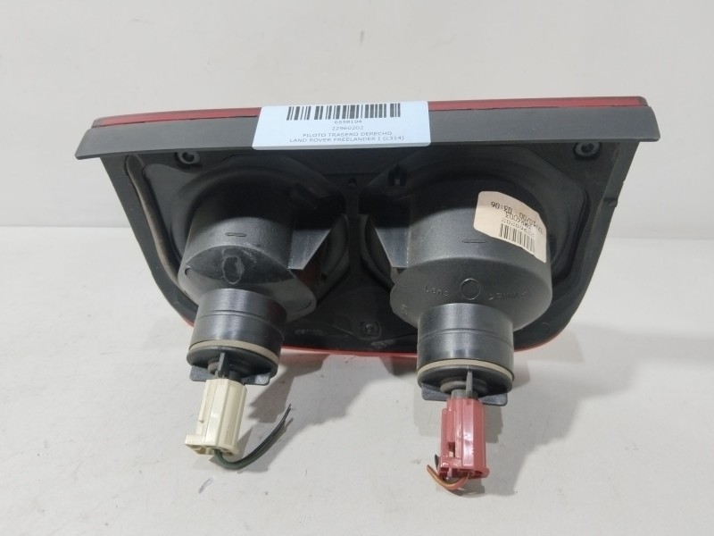 Recambio de piloto trasero derecho para land rover freelander i (l314) 2.0 td4 4x4 referencia OEM IAM 22960202  