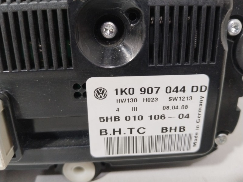 Recambio de mando calefaccion / aire acondicionado para volkswagen golf v (1k1) 1.4 tsi referencia OEM IAM 1K0907044DD  