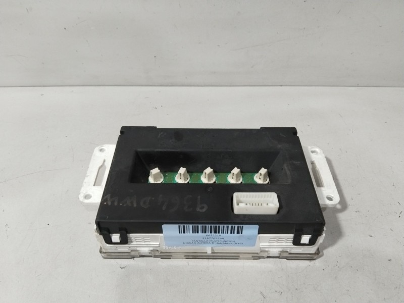 Recambio de pantalla multifuncion para nissan almera ii hatchback (n16) 1.5 referencia OEM IAM 216776529A  