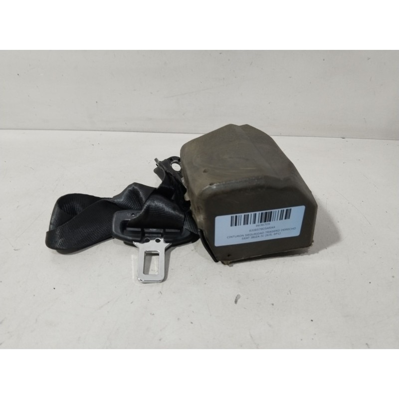 Recambio de cinturon seguridad trasero derecho para seat ibiza iv (6j5, 6p1) 1.9 tdi referencia OEM IAM 6J0857805ARAA  