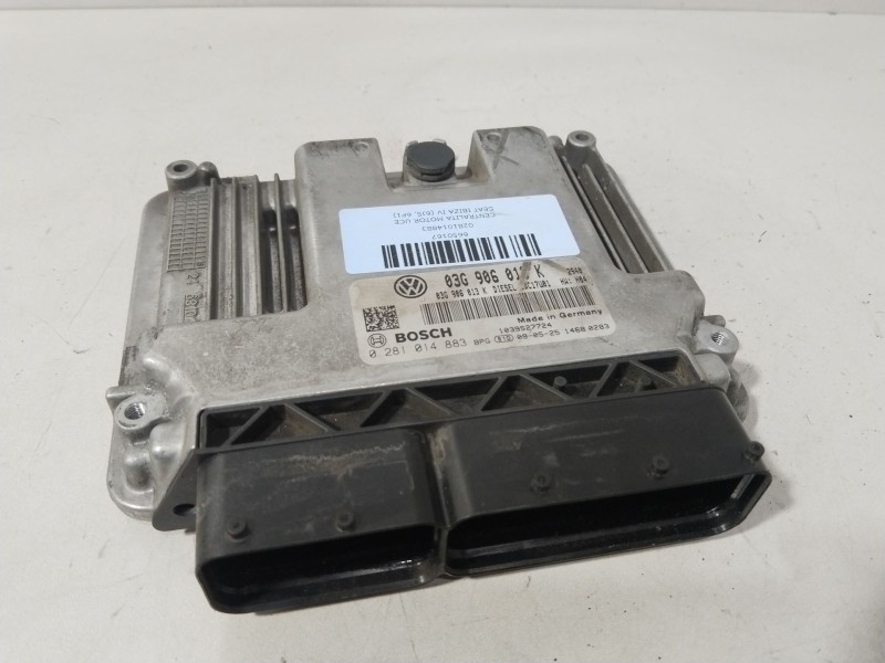 Recambio de centralita motor uce para seat ibiza iv (6j5, 6p1) 1.9 tdi referencia OEM IAM 0281014883  