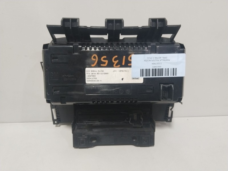 Recambio de pantalla multifuncion para opel astra j (p10) 1.6 (68) referencia OEM IAM 13267984  
