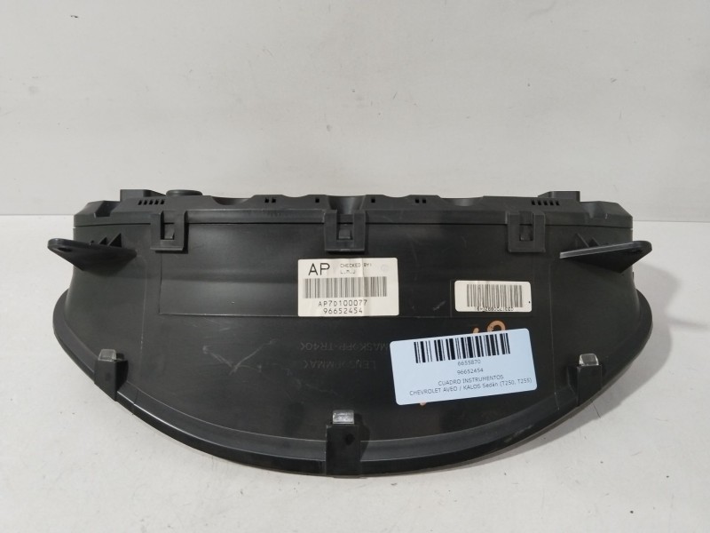 Recambio de cuadro instrumentos para chevrolet aveo / kalos sedán (t250, t255) 1.4 referencia OEM IAM 96652454  