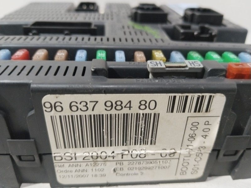 Recambio de centralita bsi para citroën c4 i (lc_) 1.4 16v referencia OEM IAM 9663798480  