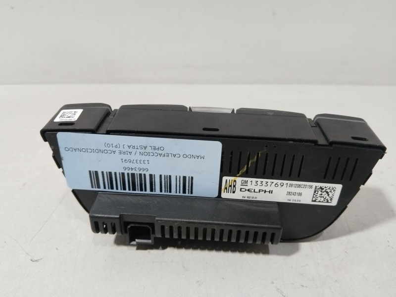 Recambio de mando calefaccion / aire acondicionado para opel astra j (p10) 1.6 (68) referencia OEM IAM 13337691  