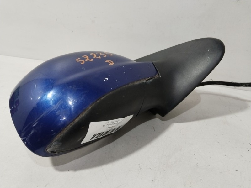 Recambio de retrovisor derecho para seat toledo (1m2) select referencia OEM IAM 057206LLR AZUL ELECTRICO