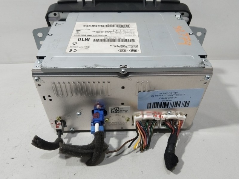 Recambio de sistema audio / radio cd para kia carens iv 1.6 gdi referencia OEM IAM 96550A4101CA  