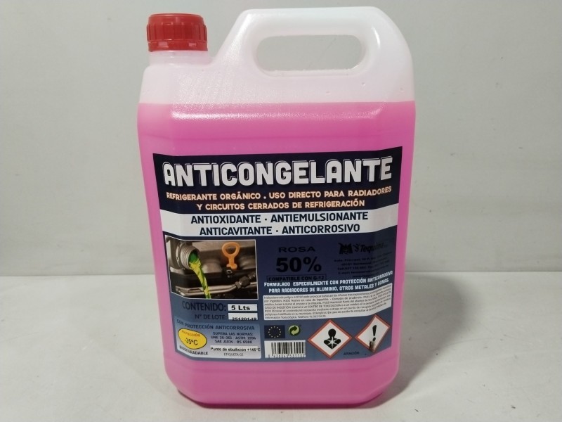Recambio de herramientas para material nuevo referencia OEM IAM ANTICONGELANTE 5L 50% ROSA TEQUIMA ROSA 50%