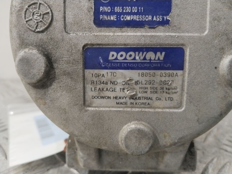 Recambio de compresor aire acondicionado para ssangyong rodius i 2.7 xdi referencia OEM IAM   