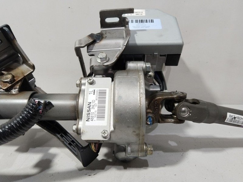 Recambio de columna direccion para nissan leaf (ze0) electric referencia OEM IAM 488103NL1D  