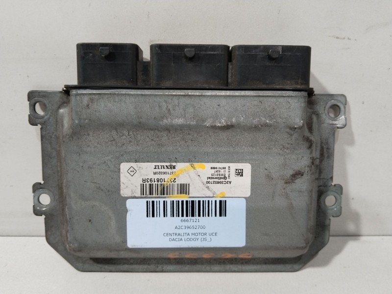 Recambio de centralita motor uce para dacia lodgy (js_) 1.6 lpg referencia OEM IAM A2C39652700  