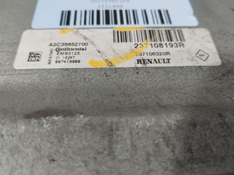 Recambio de centralita motor uce para dacia lodgy (js_) 1.6 lpg referencia OEM IAM A2C39652700  