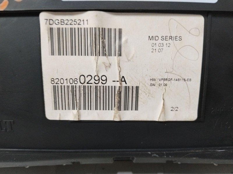 Recambio de cuadro instrumentos para renault clio iv (bh_) 1.5 dci 90 referencia OEM IAM 8201060299A  