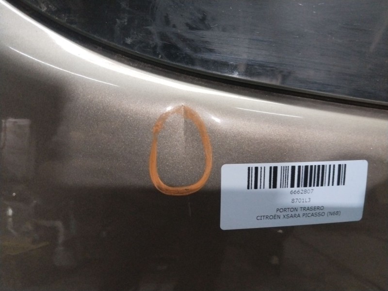 Recambio de porton trasero para citroën xsara picasso (n68) 1.6 hdi referencia OEM IAM 8701L3  