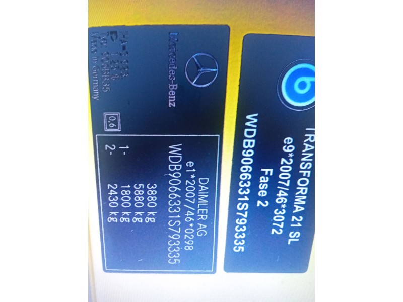 mercedes-benz sprinter 3,5-t caja/chasis (b906) del año 2013