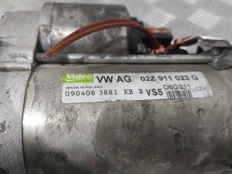 Recambio de motor arranque para volkswagen golf v (1k1) 1.4 tsi referencia OEM IAM 02Z911023G  