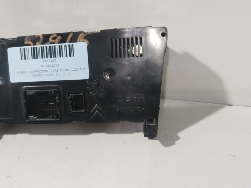 Recambio de mando calefaccion / aire acondicionado para peugeot 5008 (0u_, 0e_) 1.6 16v referencia OEM IAM 96738321XT  