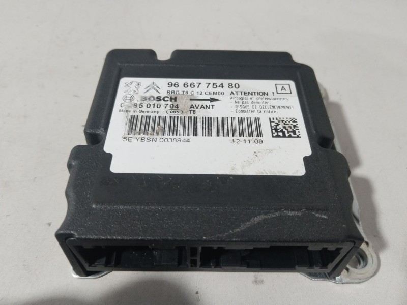Recambio de centralita airbag para peugeot 5008 (0u_, 0e_) 1.6 16v referencia OEM IAM 9666775480  
