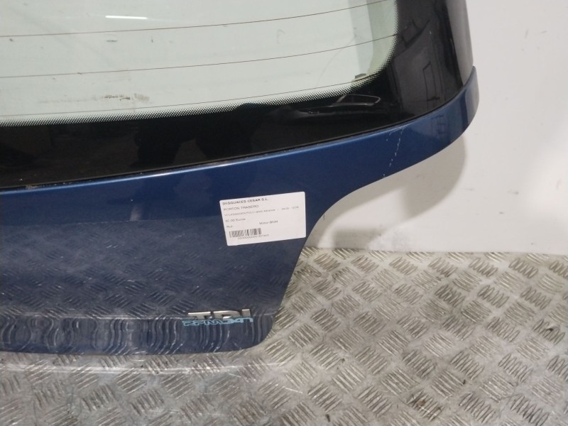 Recambio de porton trasero para volkswagen polo (9n3) advance referencia OEM IAM  AZUL CLARO 