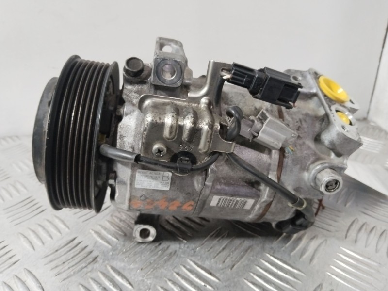 Recambio de compresor aire acondicionado para nissan qashqai ii (j11, j11_) 1.2 dig-t referencia OEM IAM 926004EB0A  