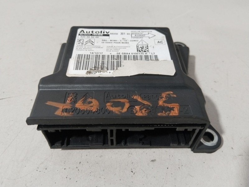 Recambio de centralita airbag para citroën c-elysee (dd_) 1.6 hdi 92 referencia OEM IAM 9805630180  