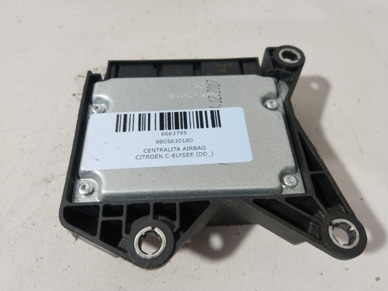 Recambio de centralita airbag para citroën c-elysee (dd_) 1.6 hdi 92 referencia OEM IAM 9805630180  
