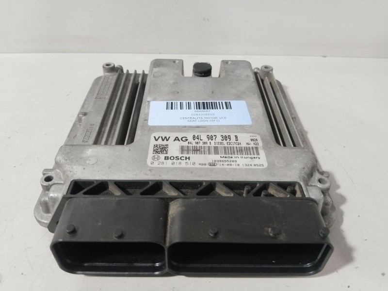 Recambio de centralita motor uce para seat leon (5f1) 1.6 tdi referencia OEM IAM 0281018510  
