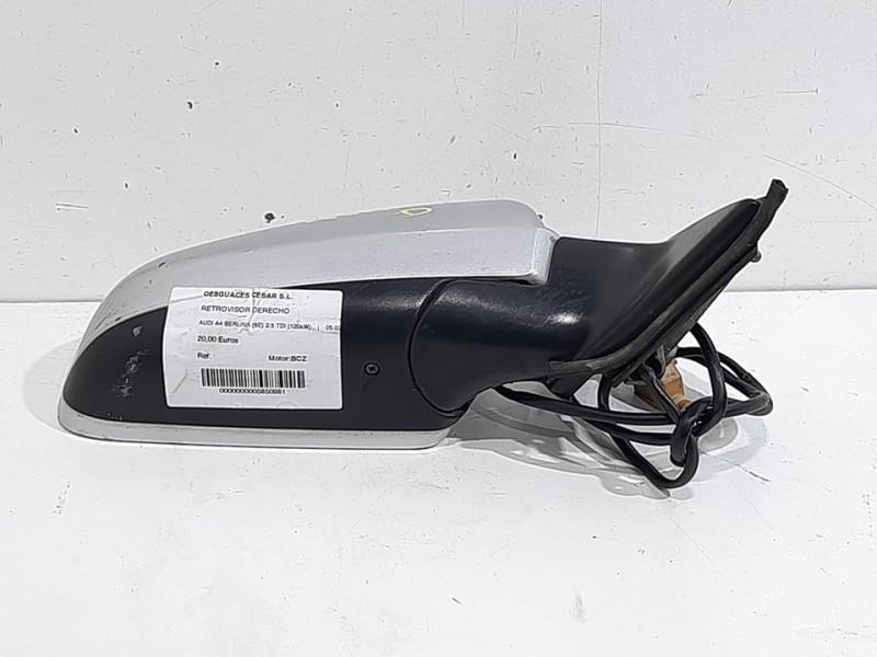 Recambio de retrovisor derecho para audi a4 berlina (8e) 2.5 tdi (120kw) referencia OEM IAM 010681  