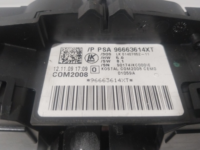 Recambio de mando multifuncion para peugeot 5008 (0u_, 0e_) 1.6 16v referencia OEM IAM 96663614XT  
