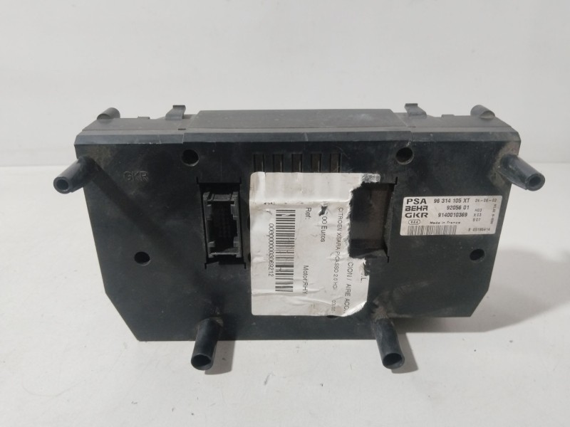 Recambio de mando calefaccion / aire acondicionado para citroën xsara picasso 2.0 hdi referencia OEM IAM 96314105XT  