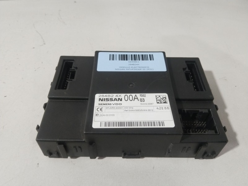 Recambio de modulo electronico para nissan pathfinder iii (r51) 2.5 dci 4wd referencia OEM IAM 284B24X  