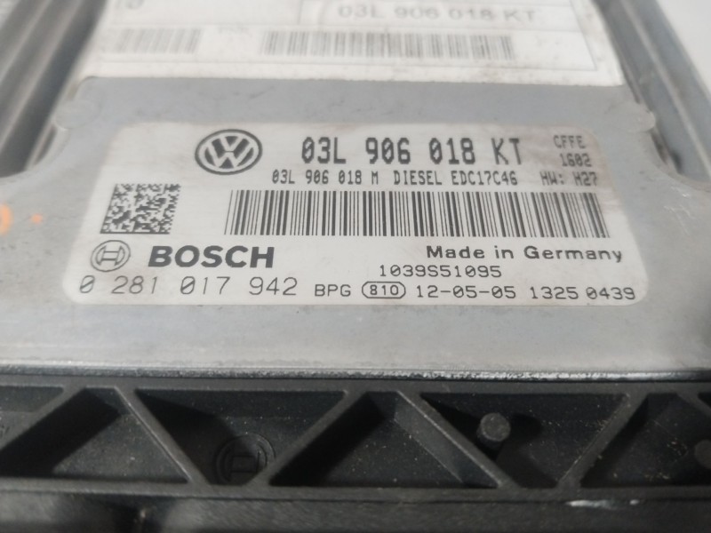 Recambio de centralita motor uce para seat alhambra (710, 711) 2.0 tdi referencia OEM IAM 0281017942  