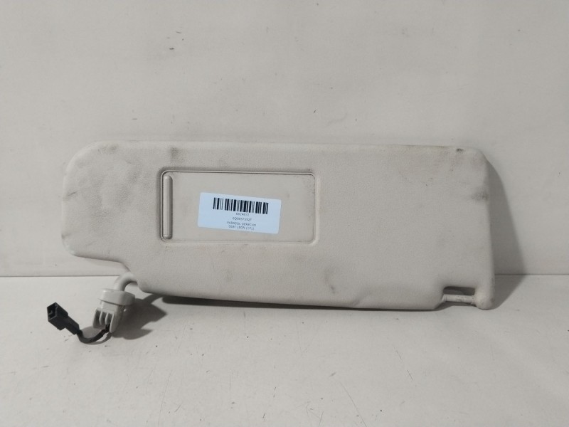 Recambio de parasol derecho para seat leon (1p1) 2.0 tdi 16v referencia OEM IAM 6Q0857552F  