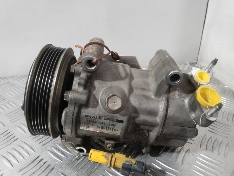 Recambio de compresor aire acondicionado para peugeot 1007 sporty referencia OEM IAM 9655191680  