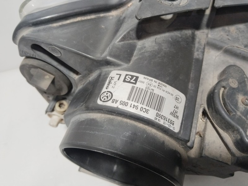 Recambio de faro izquierdo para volkswagen passat alltrack b7 (365) 2.0 tsi 4motion referencia OEM IAM 3C0941005AB 89316390 