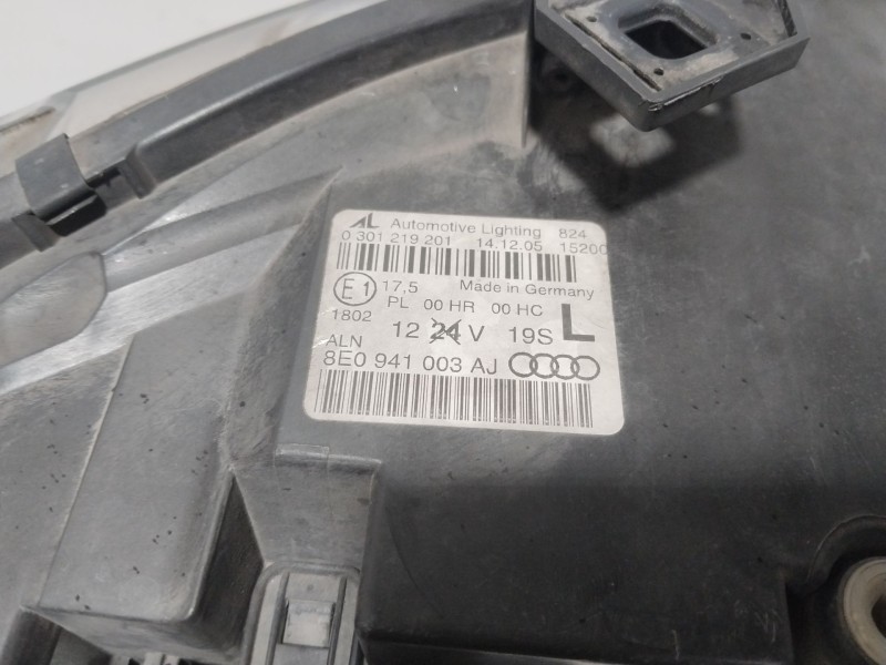 Recambio de faro izquierdo para audi a4 b7 avant (8ed) 2.0 tdi 16v referencia OEM IAM 8E0941003AJ  
