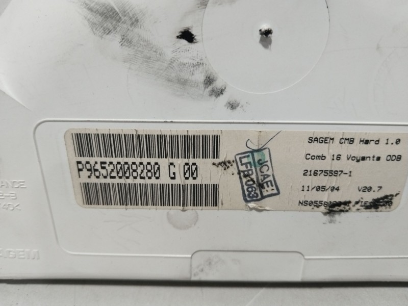 Recambio de cuadro instrumentos para citroën c3 i (fc_, fn_) 1.4 i referencia OEM IAM P9652008280  