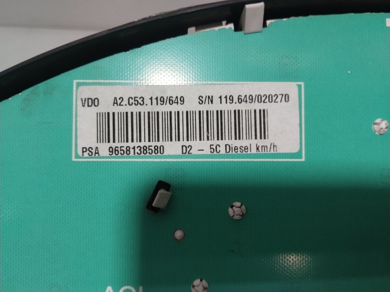 Recambio de cuadro instrumentos para peugeot 407 (6d_) 2.2 hdi 170 (6d4hth) referencia OEM IAM A2C53119649  
