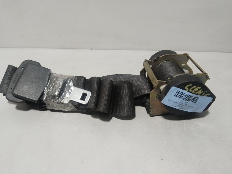 Recambio de cinturon seguridad trasero central para renault scenic ii grand luxe privilege referencia OEM IAM A6021704  