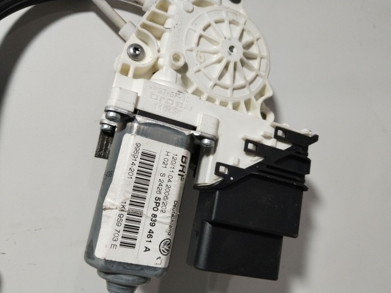 Recambio de elevalunas trasero izquierdo para seat altea (5p1) reference referencia OEM IAM 5P0839461A  CONFORT