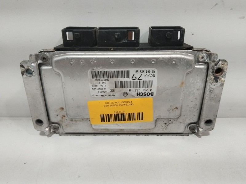 Recambio de centralita motor uce para peugeot 206 cc (2d) 1.6 referencia OEM IAM   