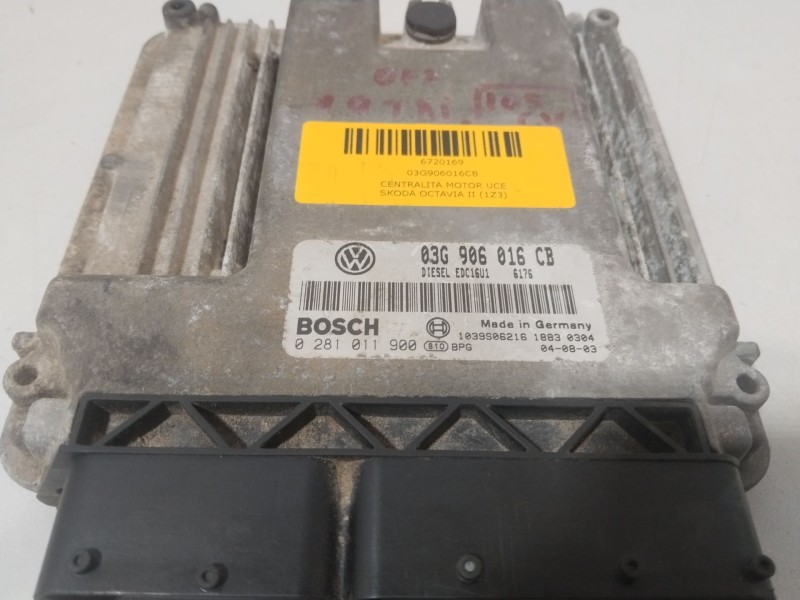 Recambio de centralita motor uce para skoda octavia ii (1z3) 1.9 tdi referencia OEM IAM 03G906016CB  