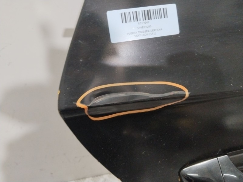 Recambio de puerta trasera derecha para seat leon (5f1) 2.0 tdi referencia OEM IAM 5F9833056  