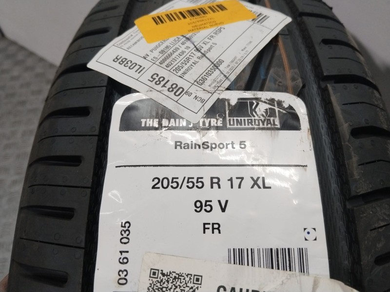 Recambio de neumatico para material nuevo referencia OEM IAM 205/55R17XL  