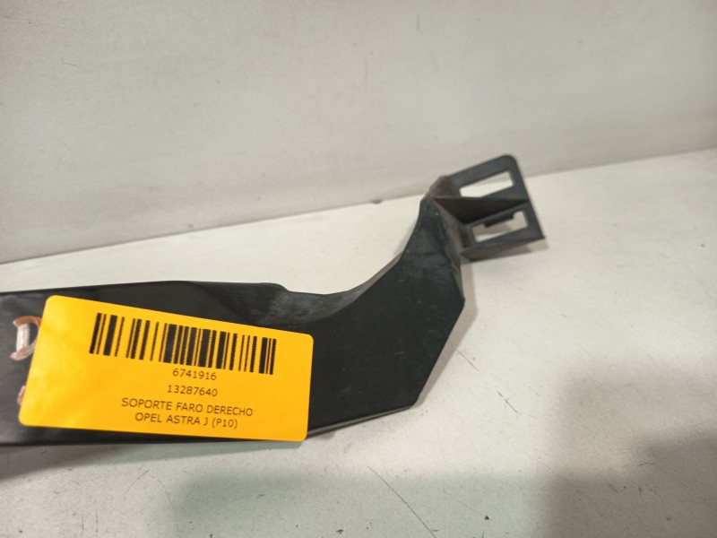 Recambio de soporte faro derecho para opel astra j (p10) 1.6 (68) referencia OEM IAM 13287640  